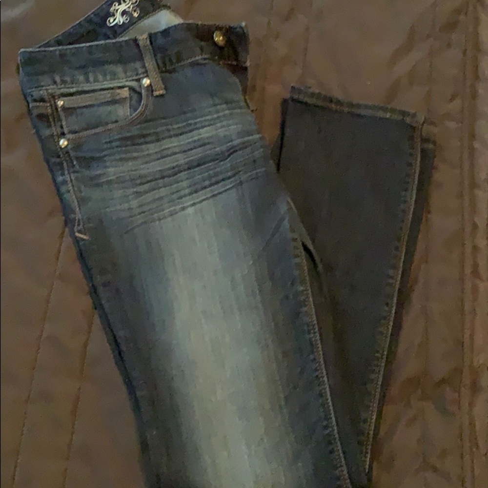 Dark skinny jeans